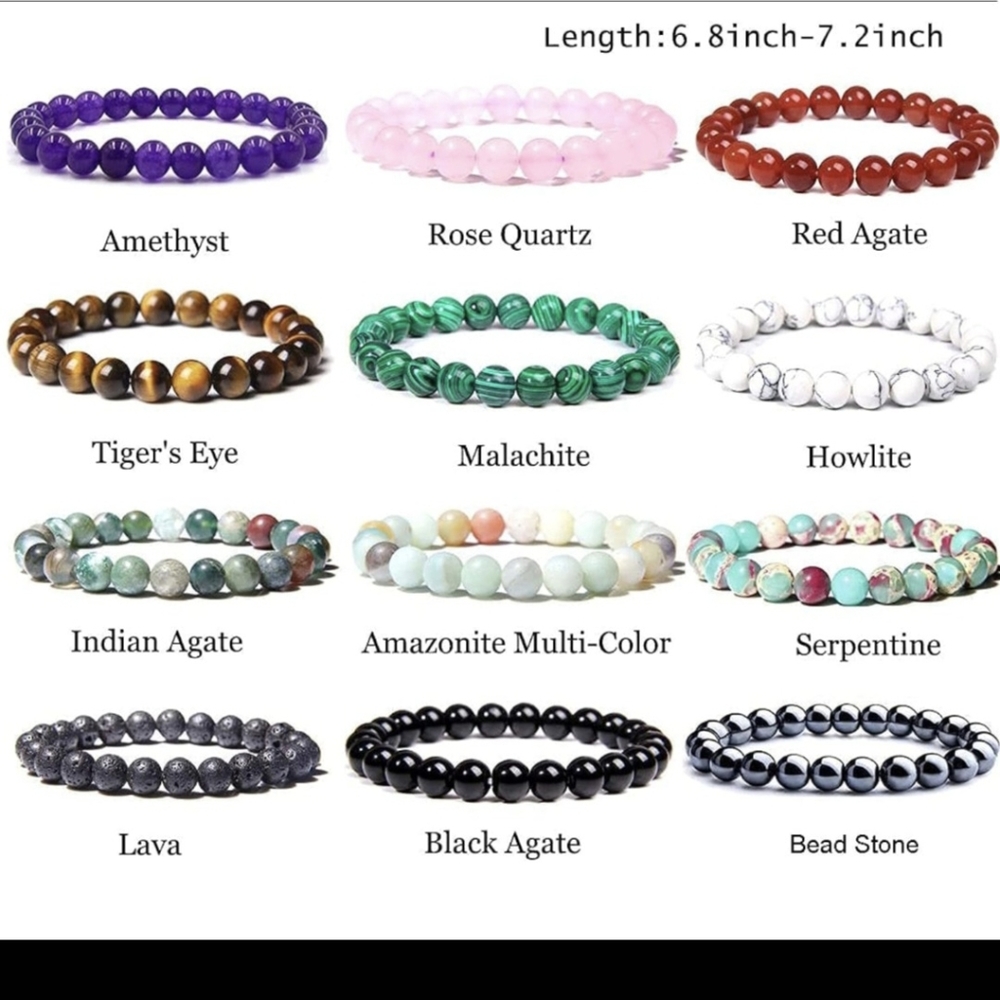 Gemstone bracelets